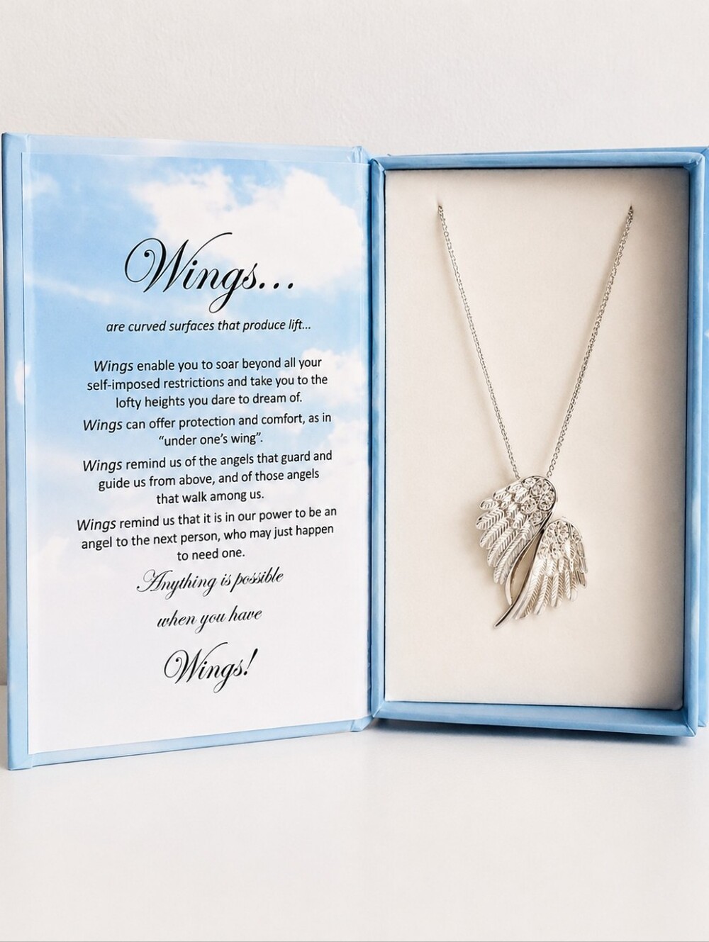 Silver Wings Necklace